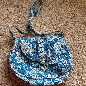 Vera Bradley Blue and White Floral Bag